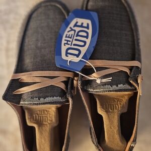 Hey Dude Wendy Boho - Gray with Pink Laces